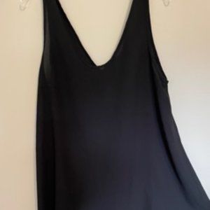 Black Chiffon Tank